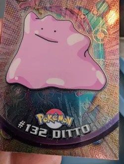2000 Topps Chrome Pokemon TV Animation Series 2 Ditto #132 card. - Image 2