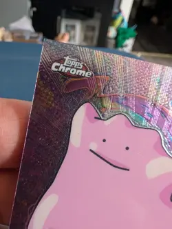 2000 Topps Chrome Pokemon TV Animation Series 2 Ditto #132 card. - Image 3