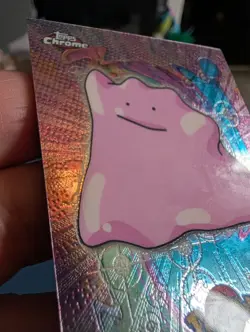 2000 Topps Chrome Pokemon TV Animation Series 2 Ditto #132 card. - Image 5