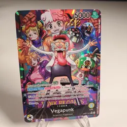 One Piece TCG Vegapunk Leader SP OP07-097 L Special Alternate Art Foil Card Rare - Image 1