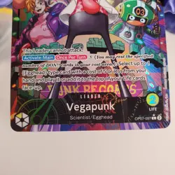One Piece TCG Vegapunk Leader SP OP07-097 L Special Alternate Art Foil Card Rare - Image 3