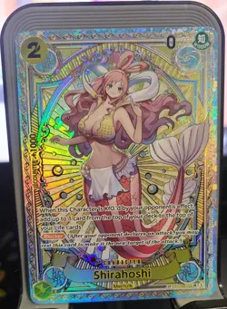 Bandai One Piece Card Game Shirahoshi EB01-057 SP SR Foil Alt Art ENG - Image 1