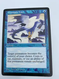 1996 Prismatic Lace Instant Magic The Gathering Mint condition Rare Card - Image 1