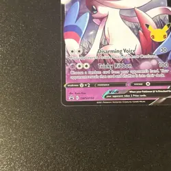 Dark Sylveon V SWSH134 Full Art Black Star Promo Pokemon Card NM - Image 2