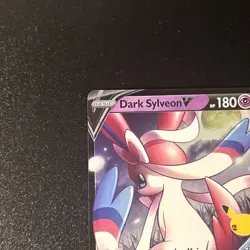 Dark Sylveon V SWSH134 Full Art Black Star Promo Pokemon Card NM - Image 3