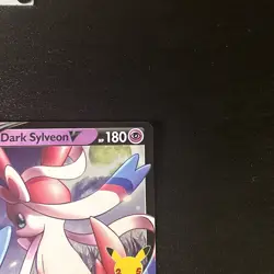 Dark Sylveon V SWSH134 Full Art Black Star Promo Pokemon Card NM - Image 4