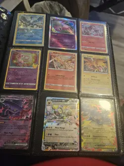 Pokemon TCG Mixed Cards Holo Foil Full Art w/ Charizard Binder English - Image 2