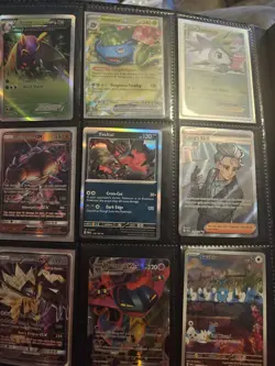 Pokemon TCG Mixed Cards Holo Foil Full Art w/ Charizard Binder English - Image 5
