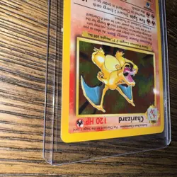 Pokemon TCG Base Set Charizard 004/102 Holo Rare 1999 Unlimited Vintage Card - Image 4