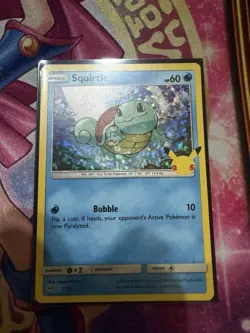 Squirtle 17/25 Holo McDonalds Promo 2021 25th Anniversary Pokemon Card LP - Image 1