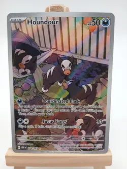 Houndour 204/197 - Obsidian Flames - Gold Star Rare Holo - NM Pokemon Card, 2023 - Image 1