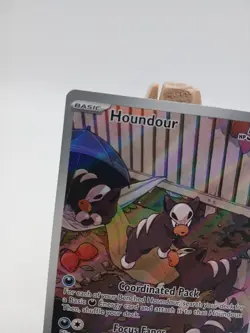Houndour 204/197 - Obsidian Flames - Gold Star Rare Holo - NM Pokemon Card, 2023 - Image 2