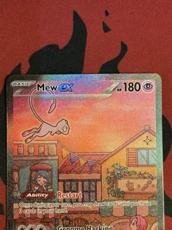 Mew ex SVP 053 Pokemon TCG Scarlet Violet 151 Black Star Promo Full Art #53 - Image 2