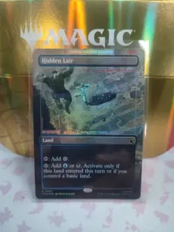 Hidden Lair (Borderless) EN [MSH - 383] - NM [Foil] TCG MTG - Image 1