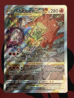 Charizard Vstar SWSH262 - Black Star Promo - Pokemon - NM - Image 1