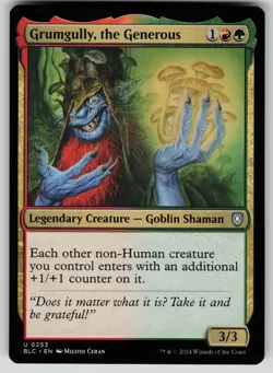 Grumgully, the Generous Normal U Commander: Bloomburrow 253 NM - Image 1