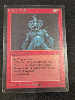 Uthden Troll - Beta - Uncommon - LP - MTG - Magic the Gathering - Red - Creature - Image 1