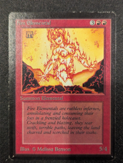 Fire Elemental - Beta - LP - MTG - Magic the Gathering - Red - Image 1