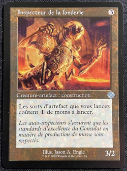 mtg magic Foundry Inspector retro FRENCH vf fr Inspecteur de la fonderie - Image 1