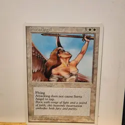 Magic the Gathering ~ MTG ~ 1x Serra Angel ~ Fourth Edition ~ 4Ed ~ MP - Image 1