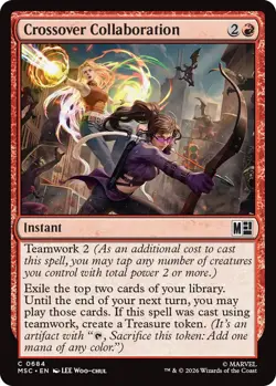 x4 Crossover Collaboration C MTG Commander: Marvel Super Heroes M/NM, English - Image 1