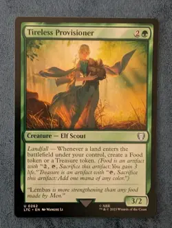 MTG Lord Of The Rings Commander Uncommon TIRELESS PROVISIONER NM - Image 1