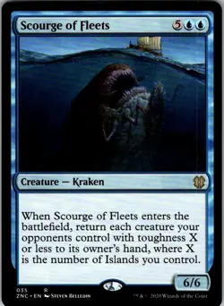 Scourge of Fleets Commander: Zendikar Rising NM Magic: The Gathering Normal - Image 1