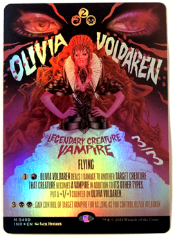 MTG Olivia Voldaren SHOWCASE POSTER FOIL Innistrad Remastered 0490 NM - Image 1