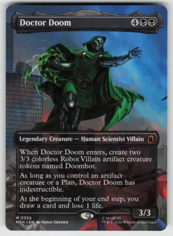 Doctor Doom (Borderless) (336) 336 Marvel Super Heroes MTG - Image 1