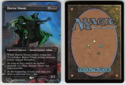 Doctor Doom (Borderless) (336) 336 Marvel Super Heroes MTG - Image 3
