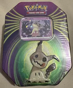 Pokemon TCG 2021 Knockout Tin Mimikyu - 3 Booster Packs & Holo Promo New Sealed 820650809859 - Image 1