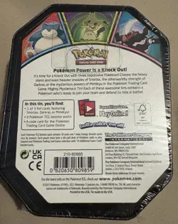 Pokemon TCG 2021 Knockout Tin Mimikyu - 3 Booster Packs & Holo Promo New Sealed 820650809859 - Image 2