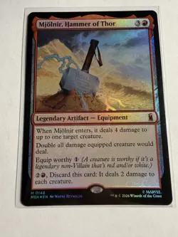 Mjolnir, Hammer of Thor Marvel Super Heroes Foil - Image 1