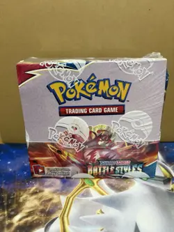 Battle Styles Booster Box Fresh From Case Sword & Shield Pokemon Card Game #1 - Image 1