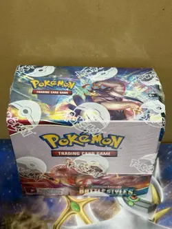 Battle Styles Booster Box Fresh From Case Sword & Shield Pokemon Card Game #2 - Image 2