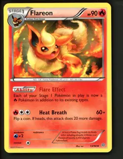 Flareon 13/98 Uncommon Ancient Origins Pokemon Near Mint - Image 1