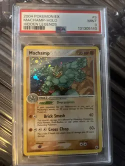 2004 Pokemon EX Machamp Holo Hidden Legends PSA 9 - Image 2