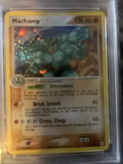 2004 Pokemon EX Machamp Holo Hidden Legends PSA 9 - Image 3