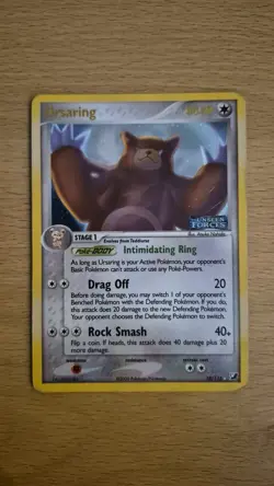 Pokemon TCG Ex Unseen Forces Ursaring Stamped Holo - Image 1