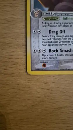 Pokemon TCG Ex Unseen Forces Ursaring Stamped Holo - Image 2