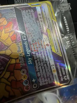 Moltres Zapdos Articuno SM210 GX Promo Sealed Stained Glass Birds Pokemon CREASE - Image 3