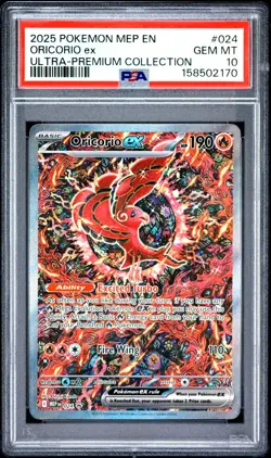 Oricorio EX PSA 10 Mega Charizard X Ultra Premium Collection 024 Pokemon Card - Image 1