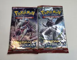 2 Pokemon TCG Breakthrough XY Factory Sealed Booster Packs - Image 1