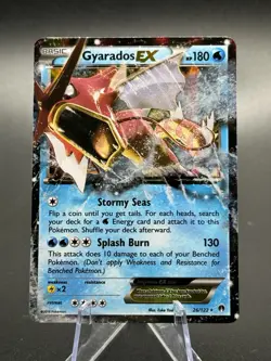Pokemon Gyarados EX 26/122 BREAKpoint Ultra Rare Holo 2016 NM - Image 1