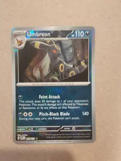 Umbreon (Master Ball Pattern) 059/131 Sv: Prismatic Evolutions Holo Pokemon TCG - Image 1
