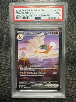 Charizard ex 199/165 PSA 9 SIR English Scarlet & Violet 151 MEW Pokemon Full Art - Image 1