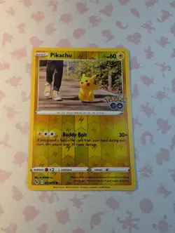 Pikachu 27/78 Pokemon Go Common Reverse Holo Pokemon TCG 2022 - Image 1