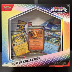 Pokemon TCG Scarlet & Violet Prismatic Evolutions Poster Collection - SEALED - - Image 1