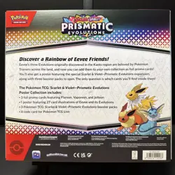 Pokemon TCG Scarlet & Violet Prismatic Evolutions Poster Collection - SEALED - - Image 2