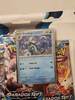Pokemon TCG: Scarlet & Violet—Paradox Rift Triple Pack - Arctibax 3 Booster Pack - Image 2